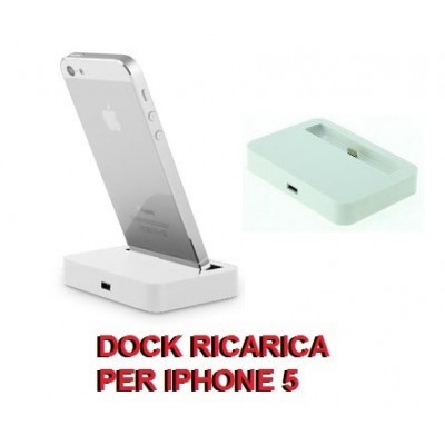 Idock dock basetta per ricarica e traferimento dati per Iphone 5