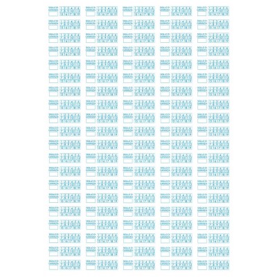 100 Sigilli di garanzia blu bollini etichette antimanomissione ultradistruttibili adesivi antirimozione