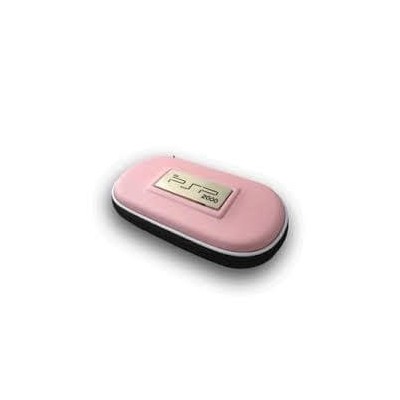 Borsello rosa per console PSP custodia con cerniera per playstation PSP